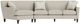 Flexsteel® Digby 2-Piece Silver Driftwood Small Spaced Sectional-1