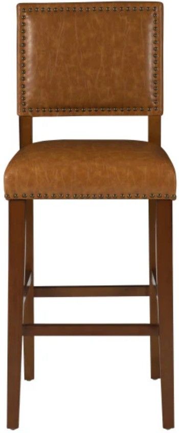 Linon Brook Caramel Bar Stool-3
