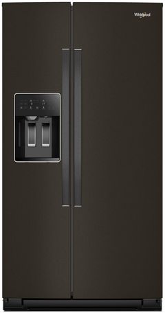 Whirlpool® 36 in. 21.0 Cu. Ft. Black Stainless Steel Counter Depth Side by Side Refrigerator