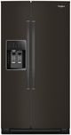 Whirlpool® 36" 21 Cu. Ft. Black Stainless Steel Counter Depth Side-by-Side Refrigerator with TruCool™ System-0
