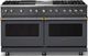Viking® 5 Series 60" Cast Black Pro Style Dual Fuel (LP) Range with Brushed Brass Trim-0