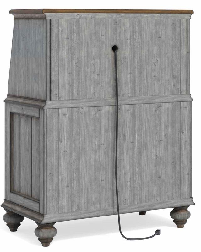 Flexsteel® Plymouth® Distressed Graywash Executive Credenza-3