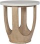 Uttermost® Tatli Ivory Side Table with Light Oatmeal Base-0