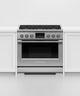 Fisher & Paykel Series 9 36" Stainless Steel Pro Style Dual Fuel Range-3