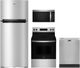 Whirlpool® 4 Piece Stainless Steel Electric Kitchen Package-0