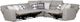 Catnapper® Rockport 5-Piece Gray Manual Reclining Curved Sectional-2