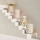 TOV Furniture Off-White Ceramic Hand-Painted Floral Indoor/Outdoor Side Table-1