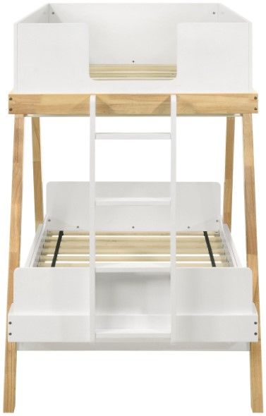 Coaster® Frankie Natural/White Twin Over Twin Bunk Bed-2