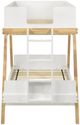 Coaster® Frankie Natural/White Twin Over Twin Bunk Bed-2