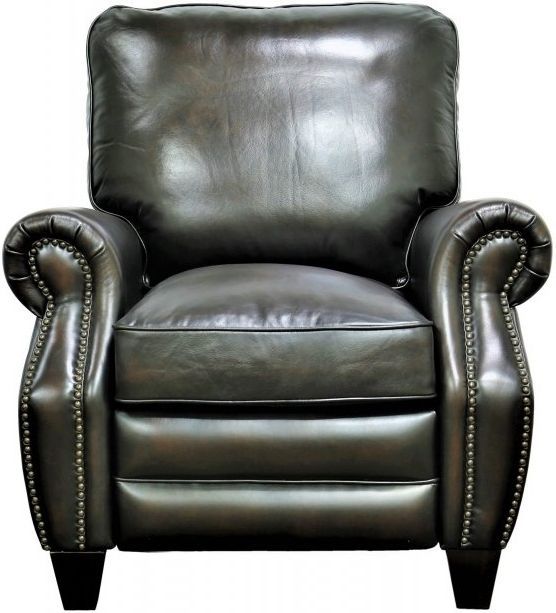 BarcaLounger® Briarwood Stetson Coffee Leather Manual Recliner-2