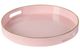 A & B Home Blush Pink 13" Round Decorative Tray-1