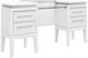 Liberty Furniture Reflections Pearl White Vanity Table-0