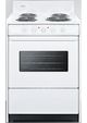 Summit® 24" White Freestanding Electric Range-2