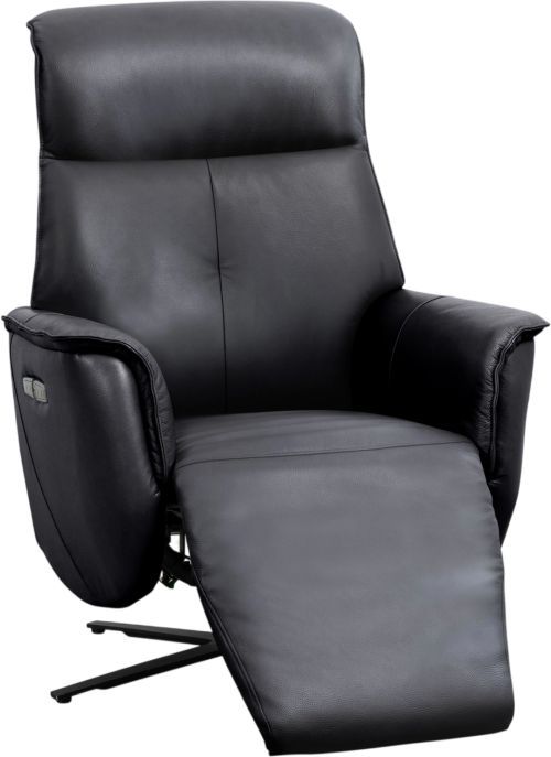 Parker House® Tripp Cortana Blackberry Leather Power Swivel Recliner P1-1