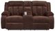 Signature Design by Ashley® Observation Chocolate Power Reclining Loveseat with Console-1