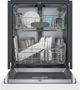 Bosch® 100 Series 24" White Front Control Built-In Dishwasher-4