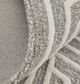 Feizy Lytton Gray/Cream 5'x8' Area Rug-3