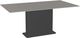 Amisco Customizable Lucarelli 72" Rectangular Dining Table with 0.5" Taupe Glass Top-0