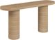 TOV Furniture Darcy Travertine Concrete Indoor/Outdoor Console Table-0