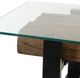 Stylecraft Driftwood Glass Top Coffee Table-1