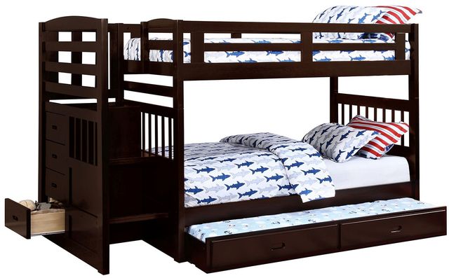 Coaster® Dublin Twin Over Full Bunk Bed-0