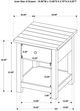 Coaster® Payne Distressed White End Table-4