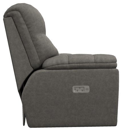 La-Z-Boy® Morrison Charcoal Power Reclining Sofa with Headrest and Lumbar-2