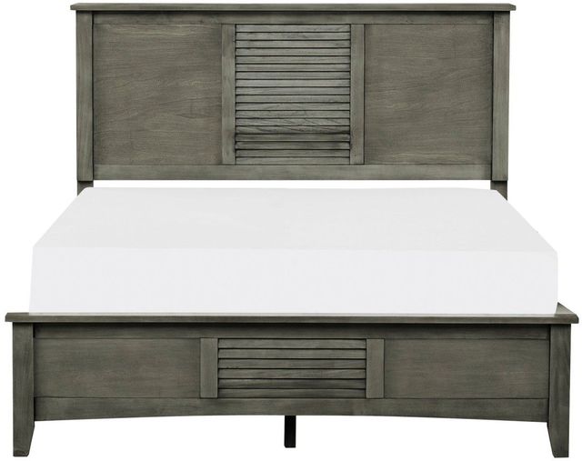 Homelegance® Garcia Gray Full Panel Bed-2