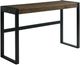 Elements International Caesar 4-Piece Brown/Taupe Dining Set-2