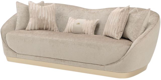 Michael Amini® La Rachelle Medium Champagne Sofa-2