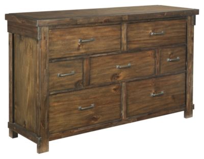 Signature Design by Ashley® Lakeleigh 3-Piece Brown King Panel Bed Set-3
