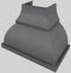 Vent-A-Hood® Designer Series 42" Gunsmoke Wall Mounted Range Hood-5
