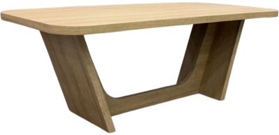 Elements International Ridgemont Natural Dining Table Elements International Ridgemont Natural Dining Table