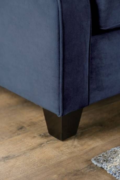 Furniture of America® West Brompton Navy Loveseat-3