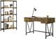 Coaster® Analiese 2-Piece Rustic Nutmeg Office Desk Set-0