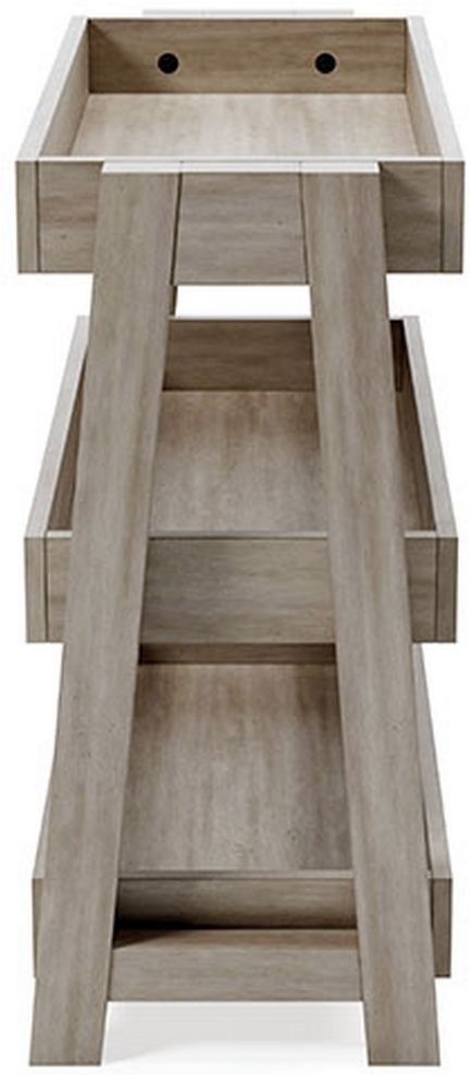 Signature Design by Ashley® Blariden Light Tan Shelf Accent Table-2