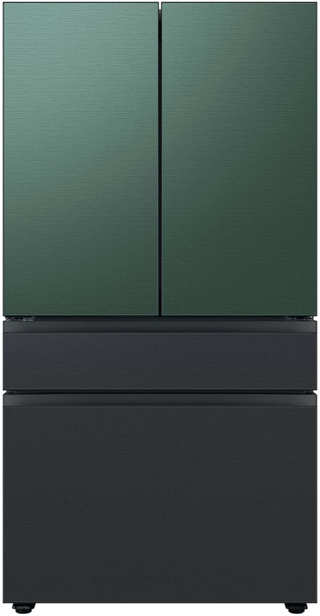 Samsung Bespoke 36" Matte Black Steel French Door Refrigerator Middle Panel-4