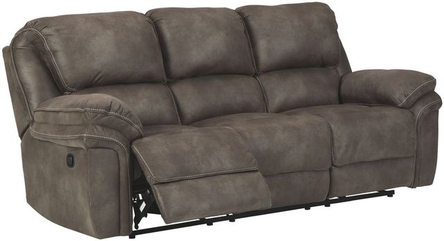 Benchcraft® Trementon Graphite Reclining Sofa-1