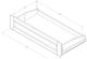 Kodiak Furniture Phoenix Linen Charcoal/Butternut Queen Futon with Mattress and Storage Drawers-4