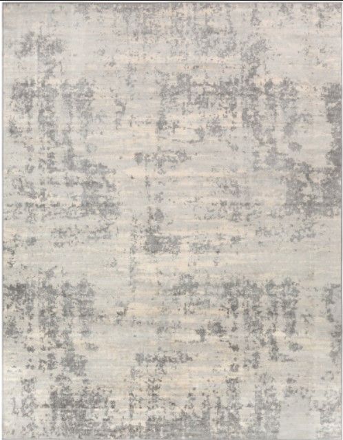 Surya Monaco Gray/Ivory 4'x6' Area Rug-1