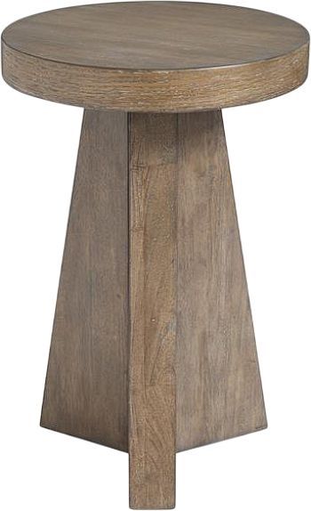 Magnussen Home® Lansbury Antique Wheat Round Accent End Table-1