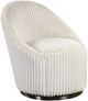 Uttermost® Crue Ivory Swivel Chair-0