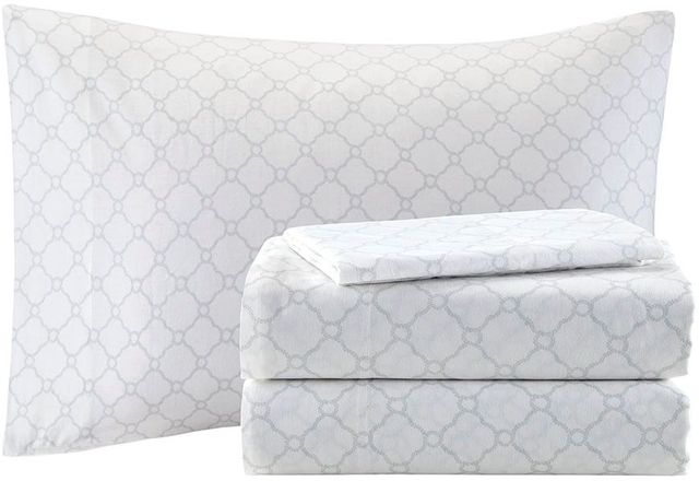 Olliix by Madison Park Essentials Blush/Grey Twin Maible Complete Comforter and Cotton Sheet Set-4