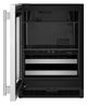 KitchenAid® 24" 4.8 Cu. Ft. Black/Stainless Steel Beverage Center -3