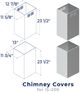 Hauslane Stainless Steel Range Hood Chimney Cover Kit-0