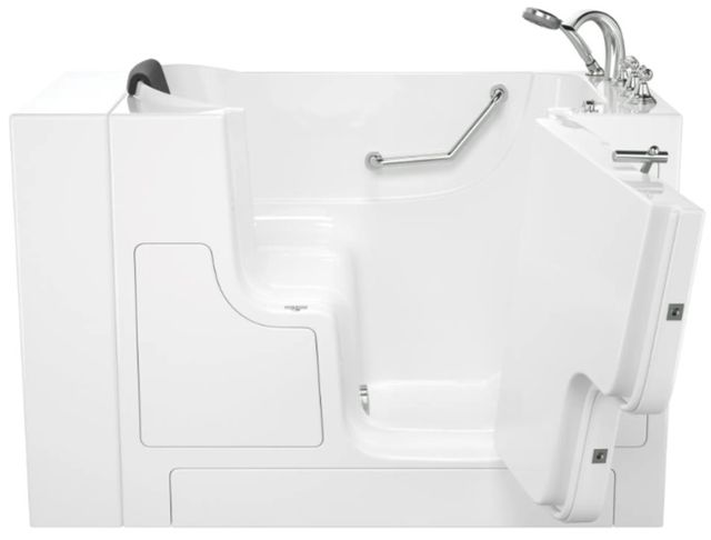 American Standard Gelcoat White 30” x 52” Walk-in Tub with Soaker System - Right-Hand Drain with Faucet-4