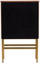 Furniture Classics Caldwell Brown/Gold Bar Cabinet-3