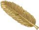 A & B Home Gold 19" Decorative Leaf Plate-0
