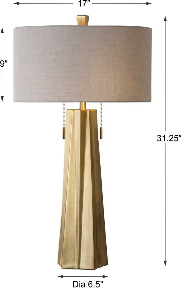 Uttermost® Maris Gold Table Lamp-2