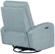 Thriller Natural Beauty Blue Power Recliner-4